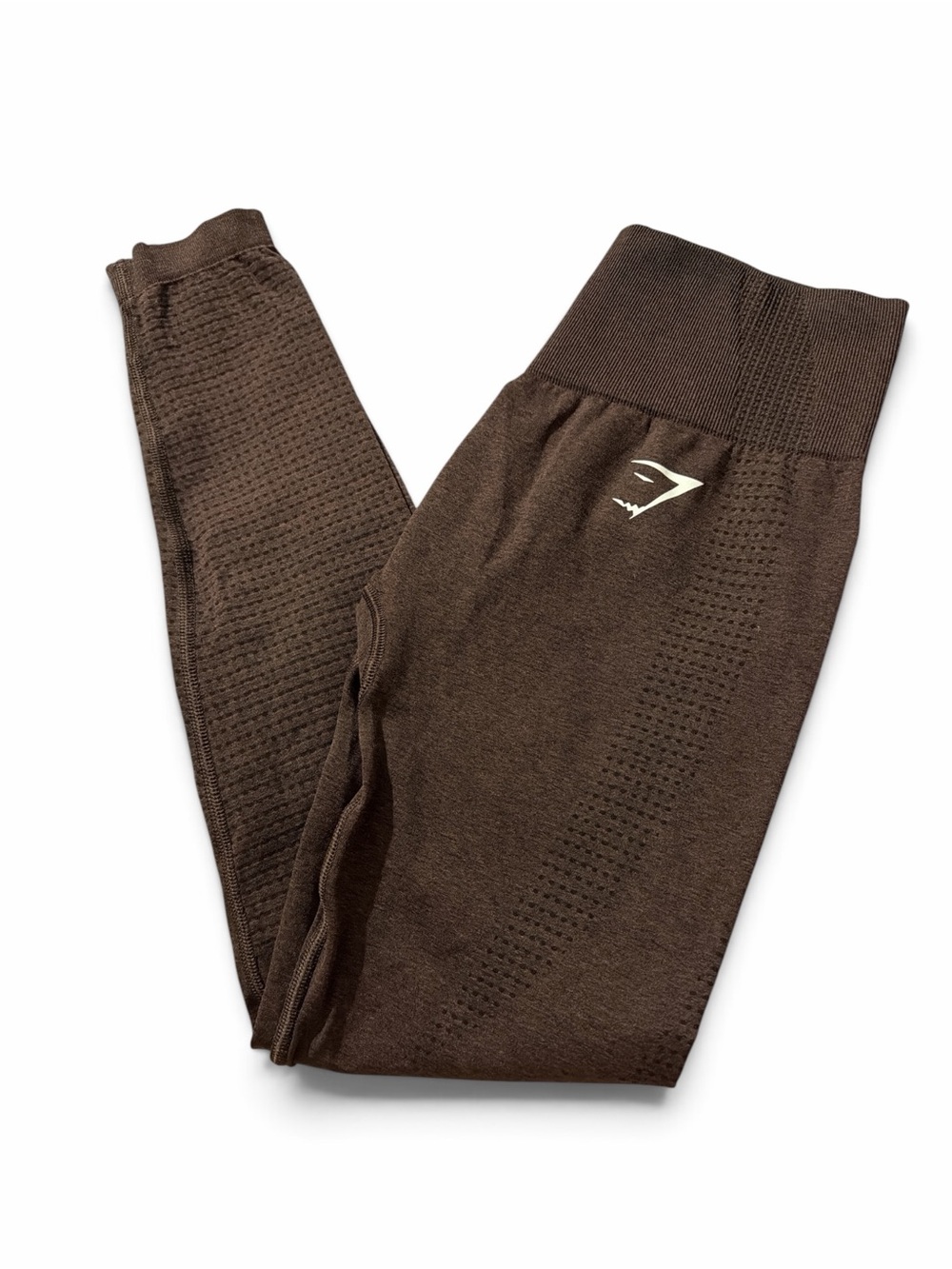 GYMSHARK Vital Leggings in Cherry Brown Marl size Small